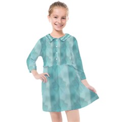 Geometric Design 14 Kids  Quarter Sleeve Shirt Dress