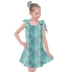 Geometric Design 14 Kids  Tie Up Tunic Dress