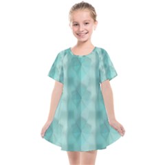 Geometric Design 14 Kids  Smock Dress