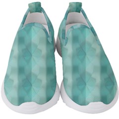 Geometric Design 14 Kids  Slip On Sneakers