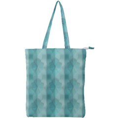 Geometric Design 14 Double Zip Up Tote Bag