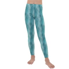 Geometric Design 14 Kids  Lightweight Velour Leggings