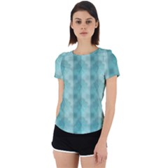 Geometric Design 14 Back Cut Out Sport T-shirt