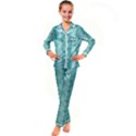 Geometric Design 14 Kids  Satin Long Sleeve Pajamas Set View1