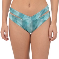 Geometric Design 14 Double Strap Halter Bikini Bottoms