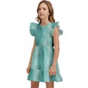 Geometric Design 14 Kids  Winged Sleeve Dress View2