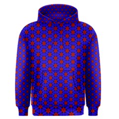 Blue Pattern Red Texture Men s Core Hoodie