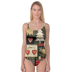 Christmas Reindeer Camisole Leotard 