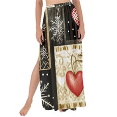 Christmas Reindeer Maxi Chiffon Tie-up Sarong