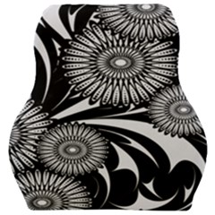 Modern Flowers Vector Seamless Pattern Car Seat Velour Cushion 