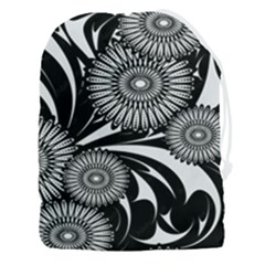 Modern Flowers Vector Seamless Pattern Drawstring Pouch (3xl)