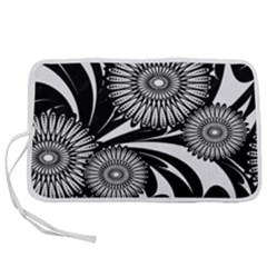 Modern Flowers Vector Seamless Pattern Pen Storage Case (l)