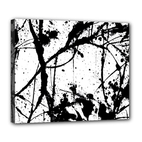 Inksplats Deluxe Canvas 24  X 20  (stretched)