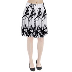 Inksplats Pleated Skirt