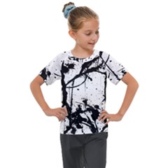 Inksplats Kids  Mesh Piece T-shirt