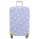 Light purple and white floral pattern Luggage Cover (Medium) View1