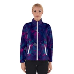 Turquoise Abstract Black Galaxy Pattern Turquoise Women s Bomber Jacket