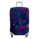 Turquoise Abstract Black Galaxy Pattern Turquoise Luggage Cover (Small) View1