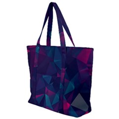 Turquoise Abstract Black Galaxy Pattern Turquoise Zip Up Canvas Bag