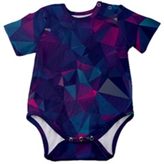 Turquoise Abstract Black Galaxy Pattern Turquoise Baby Short Sleeve Bodysuit