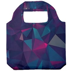 Turquoise Abstract Black Galaxy Pattern Turquoise Foldable Grocery Recycle Bag by Bedest