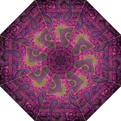 Abstract Purple Pattern Folding Umbrellas