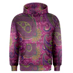 Abstract Purple Pattern Men s Core Hoodie