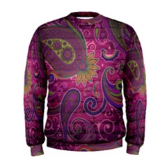 Abstract Purple Pattern Men s Sweatshirt by Bedest