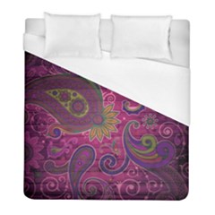 Abstract Purple Pattern Duvet Cover (full/ Double Size)