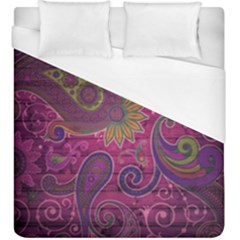 Abstract Purple Pattern Duvet Cover (king Size)