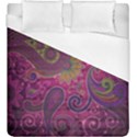 Abstract Purple Pattern Duvet Cover (King Size) View1