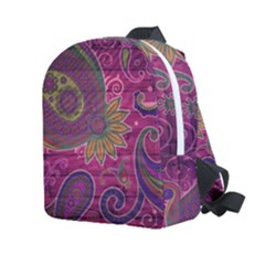 Abstract Purple Pattern Kids  Age 2-4 Lightweight Preschool Backpack by Bedest