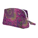 Abstract Purple Pattern Wristlet Pouch Bag (Medium) View2