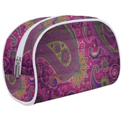 Abstract Purple Pattern Make Up Case (medium) by Bedest