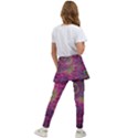 Abstract Purple Pattern Kids  Skirted Pants View2