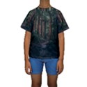 Forest Jungle Trees Tropics Kids  Short Sleeve Swimwear View1