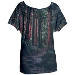 Forest Jungle Trees Tropics Women s Oversized T-shirt