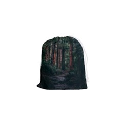 Forest Jungle Trees Tropics Drawstring Pouch (xs)