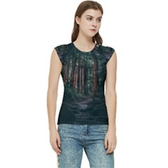 Forest Jungle Trees Tropics Women s Raglan Cap Sleeve T-shirt