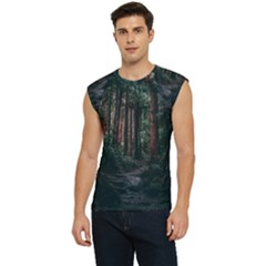 Forest Jungle Trees Tropics Men s Raglan Cap Sleeve T-shirt