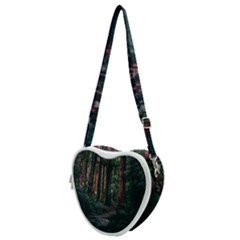 Forest Jungle Trees Tropics Heart Shoulder Bag