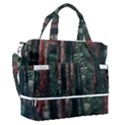 Forest Jungle Trees Tropics Sports Shoulder Bag with Shoes Compartment View1