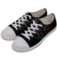 Forest Jungle Trees Tropics Men s Low Top Canvas Sneakers