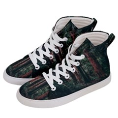 Forest Jungle Trees Tropics Women s Hi-top Skate Sneakers