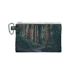 Forest Jungle Trees Tropics Canvas Cosmetic Bag (small)