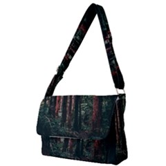 Forest Jungle Trees Tropics Full Print Messenger Bag (s)