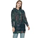 Forest Jungle Trees Tropics Women s Long Oversized Pullover Hoodie View1