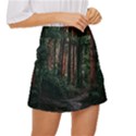 Forest Jungle Trees Tropics Mini Front Wrap Skirt View3