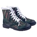 Forest Jungle Trees Tropics Men s High-Top Canvas Sneakers View3