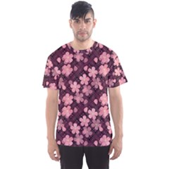 Cherry Blossoms Japanese Men s Sport Mesh T-shirt